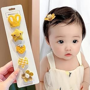 ベビー女児用ヘアクリップ - Amazon.co.jp